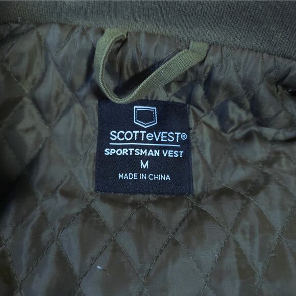 ScotteVest RFID Travel Utility Sportsman Hunting Duck Vest Detachable Bag Size M - Picture 3 of 16